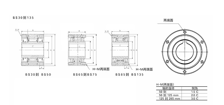 BS滚柱逆止器结构图