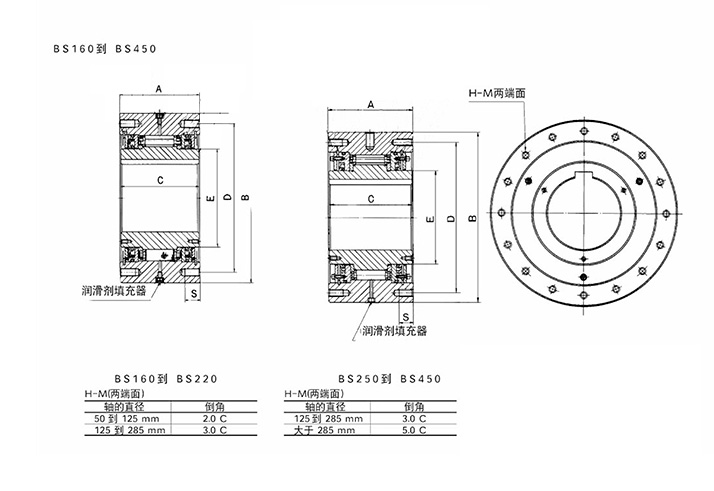 BS滚柱逆止器结构图